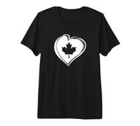 Canada Flag Canadian Vacation Maple Leaf Souvenir Travel Premium T-Shirt