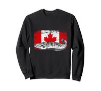 Canada Flag Catfish Fishing Angler Catfisherman Sweatshirt