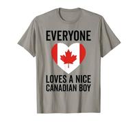 Canada Flag - Everyone Loves A Nice Canadian Boy T-Shirt