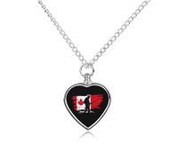 Canada Flag Fishing Canadian Novelty Pet Urn Necklace Ash Holder Cremation Keepsake Memorial Jewelry