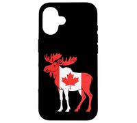 Canada Flag Moose Case for iPhone 16