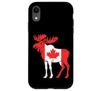 Canada Flag Moose Case for iPhone XR