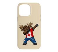 Canada Flag Moose Dabbing Case for iPhone 14 Pro Max