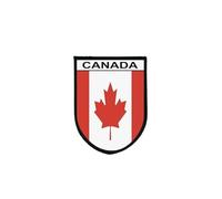Canada Flag Patch Tactical Print Embroidered Edge Self Gripping Patch