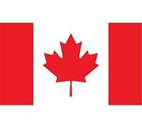 Canada Flag Vinyl Decal Sticker Canadian Car Bumper Window Mari usque ad Mare 5-inch by 3-inch Premium Quality UV Resistant Laminate JMM021