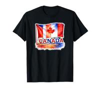 Canada Flag with a Little Blue T-Shirt