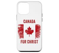 Canada for Christ - Canadian Flag Cross Revival Graphic Case for iPhone 12 mini