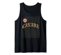 Canada Gift Flag Varsity Canadian Toronto Retro Vintage Tank Top