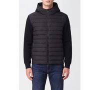 CANADA GOOSE Hooded Down Jacket in Wool and Nylon with Knit Inserts - Size: S - male
