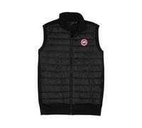 Canada Goose Hybridge Knit Quilted Shell and Wool Gilet, Men's Designer Gilet, Black - XL