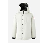 Canada Goose Kids Down Padded Logan Parka Jacket in White - White - XS (6 Yrs)