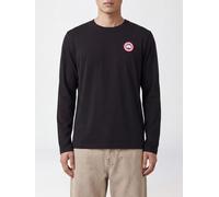 CANADA GOOSE Long-Sleeved Cotton T-shirt with Contrast Logo - Size: M - male
