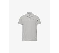 Canada Goose Mens Canada Goose Beckley Brand-Embroidered Cotton Polo Shirt Stratus Grey - Gris M