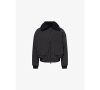 Canada Goose Mens Canada Goose Chilliwack Aviator Padded Woven-Down Jacket Black - Noir M