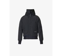 Canada Goose Mens Canada Goose Chilliwack Funnel-Neck Shell-Down Bomber Jacket Black XS