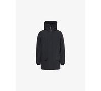 Canada Goose Mens Canada Goose Langford Drawstring Hood Shell-Down Parka Jacket Black XS