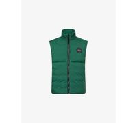 Canada Goose Mens Canada Goose Lodge Brand-Patch Shell-Down Gilet Glade Green - Vert 2XL