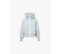 Canada Goose Womens Canada Goose Chilliwack Hooded Wool-Blend Bomber Jacket Silverbirch Heather XS