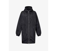 Canada Goose Womens Canada Goose Lume Midi Nylon Rain Jacket Black - Noir XS