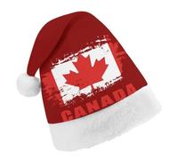 Canada Graffiti Canadian Flag Christmas Hat Santa Cap Child