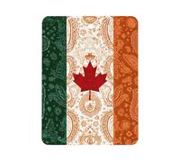 Canada Ireland Flag Paisley Pattern Car Air Freshener Decorative Hanging Aromatherapy Tablets for Car Trucks Square