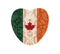 Canada Ireland Flag Paisley Pattern Car Air Freshener Decorative Hanging Aromatherapy Tablets for Car Trucks Love form