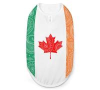 Canada Ireland Flag Paisley Pattern Funny Dog Shirt Lightweight Printed Sleeveless Pet Vest Cats T-Shirts L