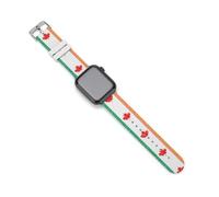 Canada Ireland Flag Paisley Pattern Novelty Strap Compatible with IWatch Funny Soft Smart Watch Bands 38mm/40mm42mm/44mm