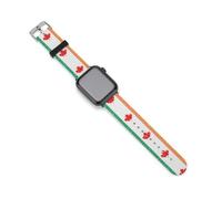 Canada Ireland Flag Paisley Pattern Novelty Strap Compatible with IWatch Funny Soft Smart Watch Bands 38mm/40mm42mm/44mm