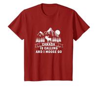 Canada Is Calling And I Moose go Hiking, Camping Canada Day T-Shirt
