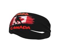 Canada isfor Sale Sunflower Flag Headbands for Women and Men | Breathable Fabric Keeps You Cool, Sweat Control Ensures Comfort, Stylish Fit For Running, Gym, And Yoga