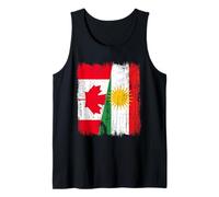 Canada Kurdistan Half Flag Canadian Kurdish Jersey Tank Top