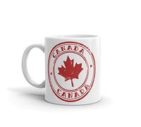 Canada Leaf Mug - Gift Banff Vancouver Toronto Montreal Whistler Jasper #4539