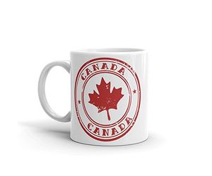 Canada Leaf Mug - Gift Banff Vancouver Toronto Montreal Whistler Jasper #4539