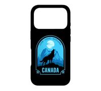 Canada Live Love Explore Howling Wolf Design Case for iPhone 17 Pro