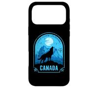 Canada Live Love Explore Howling Wolf Distressed Design Case for iPhone 17 Pro Max
