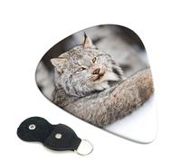 Canada Lynx Guitar Picks 6-Pack - Pick Set (0.46mm / 0.71mm / 0.96mm) Suitable For Guitar And Ukulele Playing