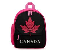 Canada Maple Canadian Flag Funny Backpacks Lightweight Travel Bag Daypacks for Camping Hiking 12.5"