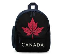 Canada Maple Canadian Flag Funny Backpacks Lightweight Travel Bag Daypacks for Camping Hiking 12.5"