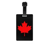 Canada Maple Leaf Canadian Flag Luggage Tag Suitcase Baggage Privacy Cover ID Label