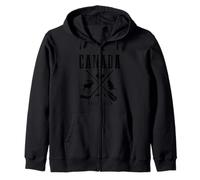 Canada Maple Leaf Pride Canadian Vintage Zip Hoodie