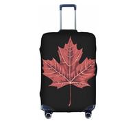Canada Maple Leaf Universal Stretch Suitcase Cover Carry On Luggage Sleeve Anti Scratch Travel Baggage Protector for Unisex Women Large