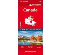 Canada - Michelin National Map 766: Motoring and Tourist Map: Index of Places, Tourist Sites, City Maps (Michelin National Canada, 766)