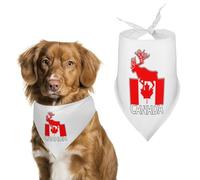 Canada Moose Dog Bandanas Thanksgiving Halloween Christmas Pet Supplies Accessories Adjustable Pets Triangle Scarf