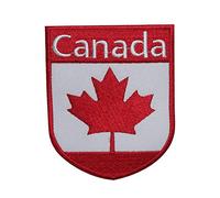 Canada National Flag Iron On Patch Sew On Patch Embroidered Patch/Badge for Clothes