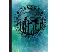 Canada Notebook: Lined Composition Notebook For Writing, Notebook Gift For Canada People