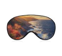 Canada Nova Scotia Cape Breton Sleep Mask Soft Eye Mask Eye Cover Eyeshade Blindfold with Adjustable Strap