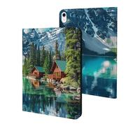 Canada Ohara Lake Yoho National Park With Mountains Nature Scenery Case Compatible for iPad 10代 (10.9in) Tablet Cases Stand Protective Cover with Sleep/Wake