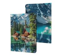 Canada Ohara Lake Yoho National Park With Mountains Nature Scenery Case Compatible for ipad 2017/2018/Air1/Air2 (9.7in) Tablet Cases Stand Protective Cover with Sleep/Wake