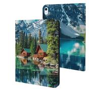 Canada Ohara Lake Yoho National Park With Mountains Nature Scenery Case Compatible for ipad Air5/air4 (10.9in) /ipad Pro 2018(11in) Tablet Cases Stand Protective Cover with Sleep/Wake